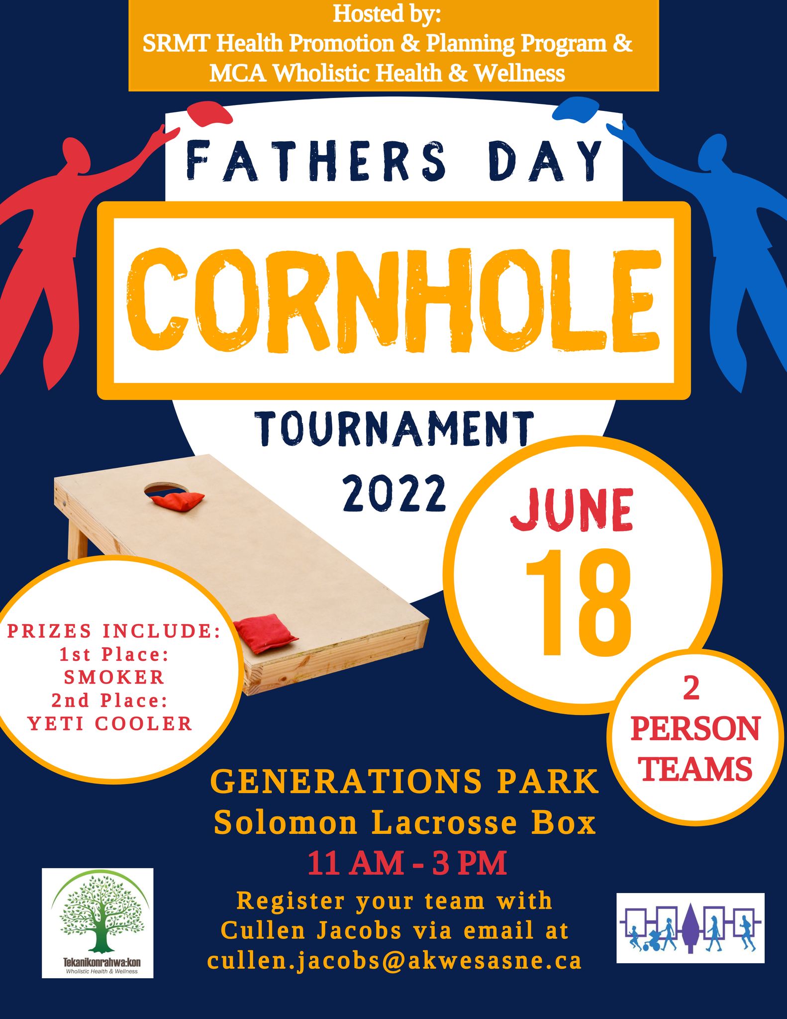 FATHER’S DAY CORNHOLE TOURNAMENT 2022 Mohawk Council of Akwesasne