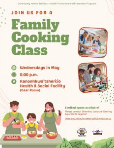 Family Cooking Class @ Kanonhkwa'tsheri:io Health Facility